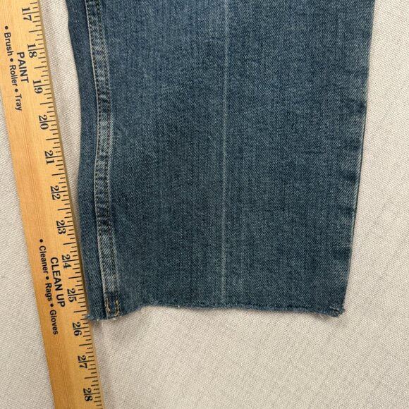 Everlane The Way High Jean Straight Leg Medium Wash Organic Cotton Denim Size 26 - Picture 8 of 13